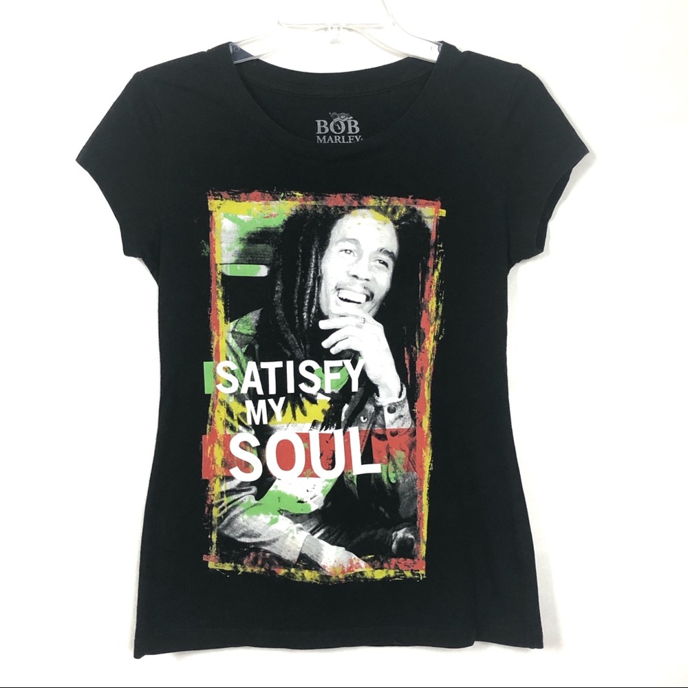 BOB MARLEY Scoop Neck T-Shirt | Size M | E…